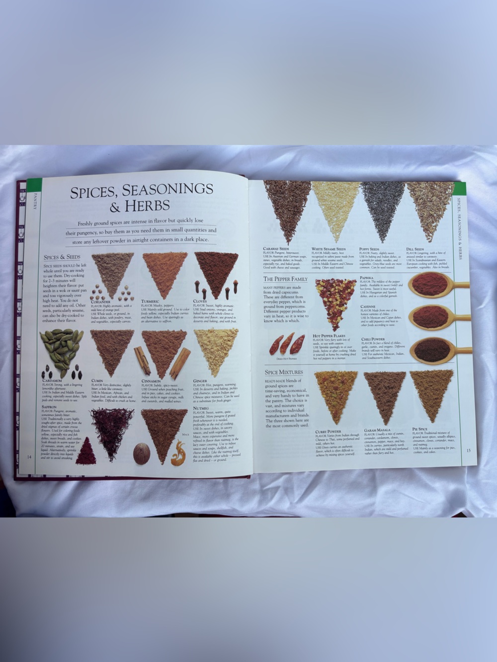Cooking Essentials Cookbook - Burgundy & Gold - Picture 3 of 4